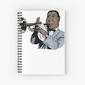 Louis Armstrong T-Shirt Spiral Notebook