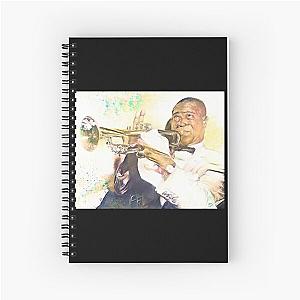 Louis Armstrong Lightweight Sweatshirt Spiral Notebook