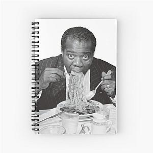 Louis Armstrong Eating Spaghetti Spiral Notebook