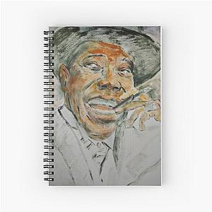 Louis Armstrong Color Sketch Spiral Notebook