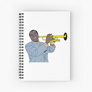 Drawing Louis Armstrong Spiral Notebook