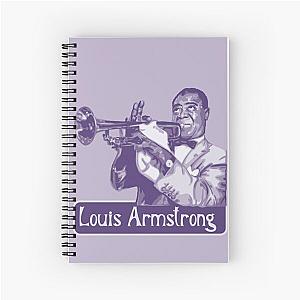 Louis Armstrong Portrait Spiral Notebook