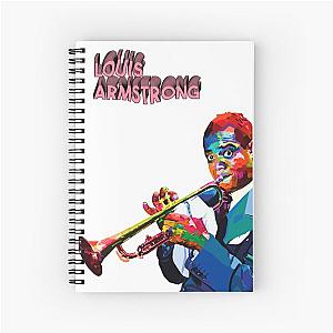 Louis Armstrong colorful Spiral Notebook