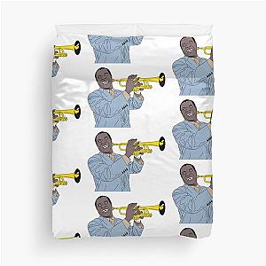 Drawing Louis Armstrong Duvet Cover