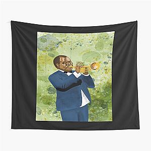 Louis Armstrong Trumpet Tapestry