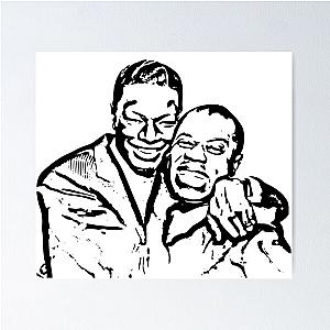 Louis Armstrong and Nat Cole Poster