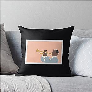 LOUIS ARMSTRONG Throw Pillow