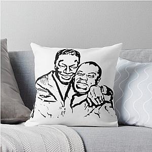 Louis Armstrong and Nat King Cole Throw Pillow