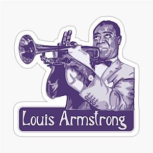 Louis Armstrong Portrait Sticker
