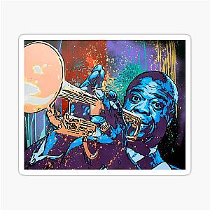 Louis Armstrong Pop Sticker
