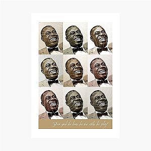 Jazz Heroes Series - Louis Armstrong Photographic Print
