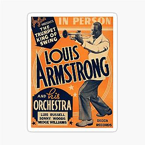 Louis Armstrong Vintage Sticker