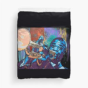 Louis Armstrong Pop Duvet Cover