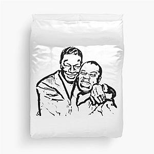 Louis Armstrong and Nat Cole Duvet Cover