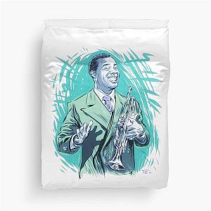 Louis Armstrong - An illustration by Paul Cemmick Duvet Cover