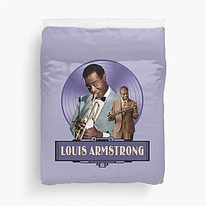 Louis Armstrong The Old Days Duvet Cover