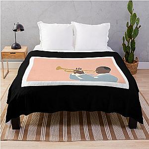 Louis Armstrong Throw Blanket