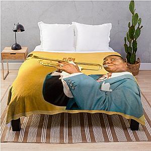 Legends of Jazz - Louis Armstrong Throw Blanket