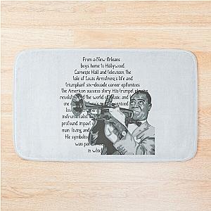 Louis Armstrong Portrait Bath Mat
