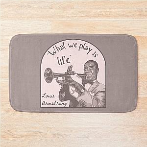 Louis Armstrong Portrait Bath Mat