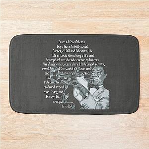 Louis Armstrong Portrait Bath Mat
