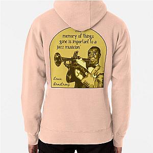 Louis Armstrong Portrait Pullover Hoodie