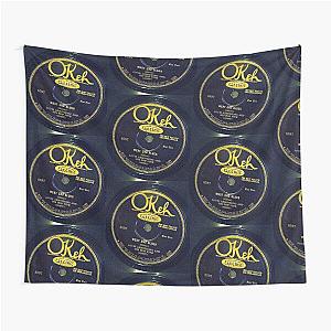 West End Blues - Louis Armstrong and His Hot Five, 1928 Okeh 78 label Tapestry