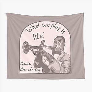 Louis Armstrong Portrait Tapestry