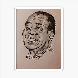 Louis Armstrong Portrait Sticker