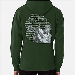 Louis Armstrong Portrait Pullover Hoodie