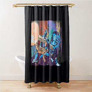 Louis Armstrong Pop Shower Curtain