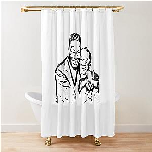 Louis Armstrong and Nat Cole Shower Curtain