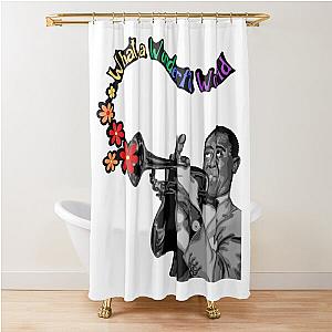 Louis Armstrong Portrait Shower Curtain