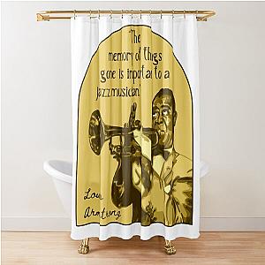 Louis Armstrong Portrait Shower Curtain