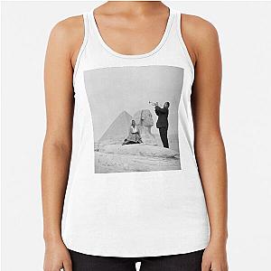 Louis Armstrong at the Sphinx and Egyptian Racerback Tank Top