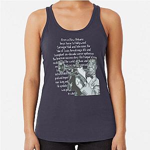 Louis Armstrong Portrait Racerback Tank Top