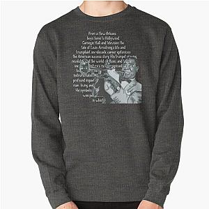 Louis Armstrong Portrait Pullover Sweatshirt