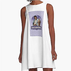 Louis Armstrong The Good Old Day A-Line Dress