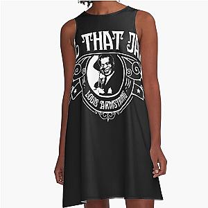 Louis Armstrong All Jazz A-Line Dress
