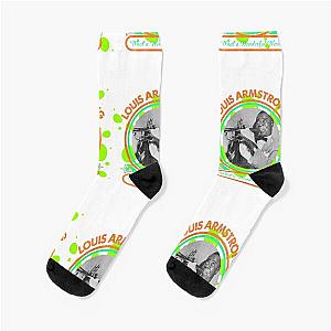 Louis Armstrong What a Wonderful World T-Shirt Socks