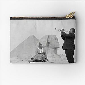 Louis Armstrong at the Sphinx Egyptian Zipper Pouch