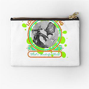 Louis Armstrong What a Wonderful World T-Shirt Zipper Pouch
