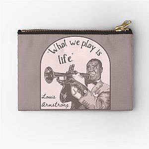 Louis Armstrong Portrait and Zipper Pouch