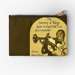 Louis Armstrong Portrait Zipper Pouch
