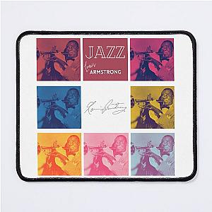 Jazz music legend Louis Armstrong Mouse Pad
