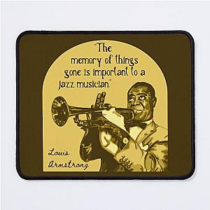 Louis Armstrong Portrait Mouse Pad