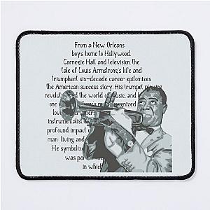 Louis Armstrong Portrait Mouse Pad