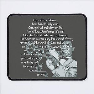 Louis Armstrong Portrait Mouse Pad