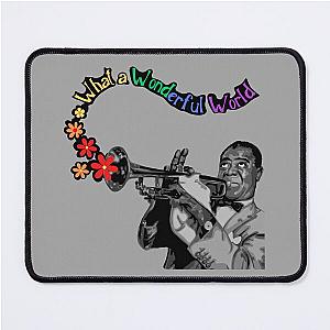 Louis Armstrong Portrait and Quote Mouse Pad