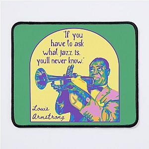 Louis Armstrong Portrait Mouse Pad